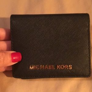 Michael Kors Small trifold Wallet black